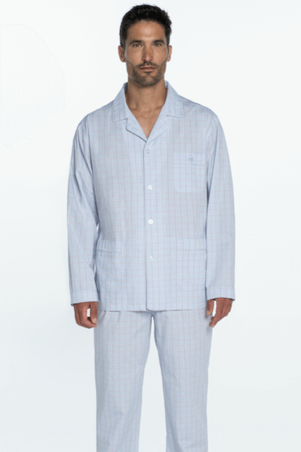 GUASCH Pánské pyžamo SERGIO Světle modrá XL