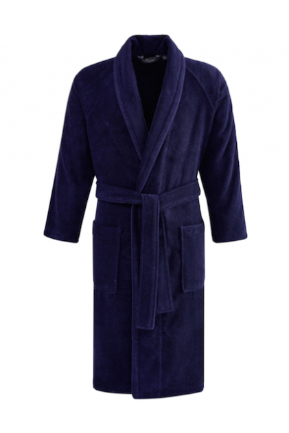 Soft Cotton Luxusní pánský župan PREMIUM s ručníkem 50x100 cm v dárkovém balení Tmavě modrá M + ručník 50x100cm +  box