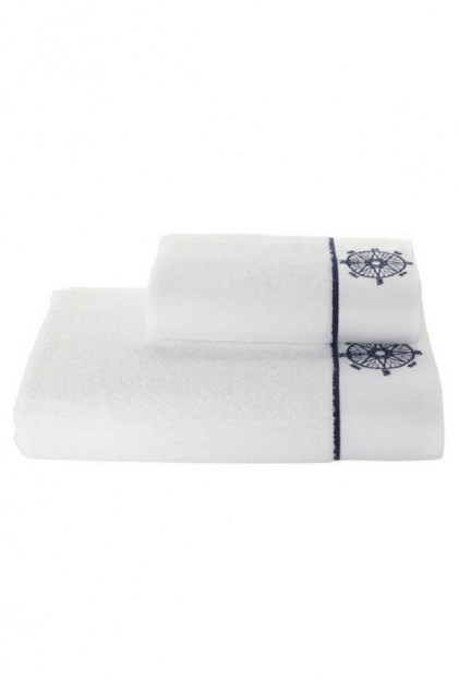 Soft Cotton Dárkové balení županu, ručníku a osušky MARINE LADY Tmavě modrá L