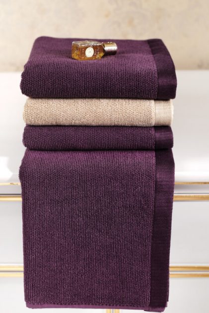 Soft Cotton Osuška a ručník LORD Tmavě fialová